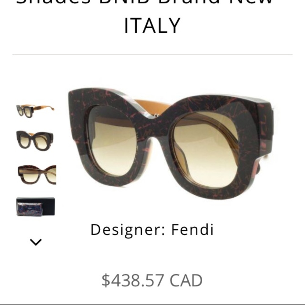 FENDI SYLVY FF 0106/S sunglasses- 💯 Authentic 👓